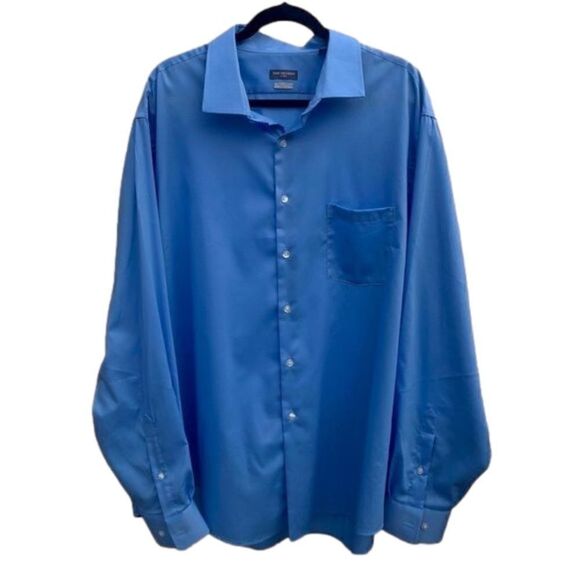 Flex Collar Regular-Fit Men's Dress Shirt - Picture 1 of 7